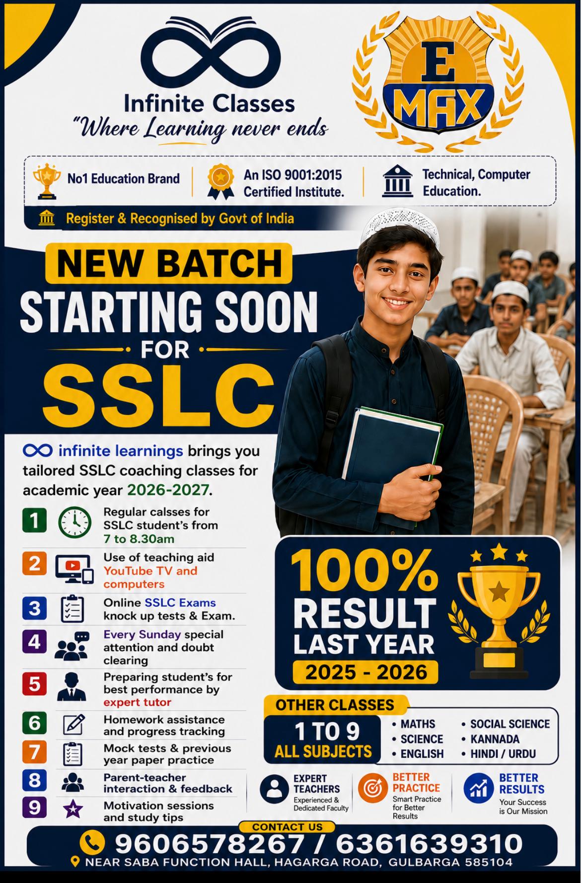 Best SSLC Tuition classes in Gulbarga